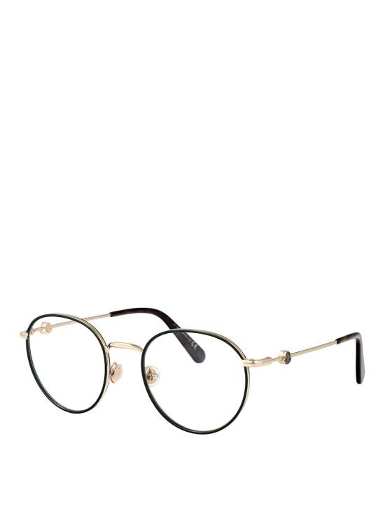 25FW 몽클레어 로고 템플 스퀘어 프레임 안경 ML5135032 Black - MONCLER