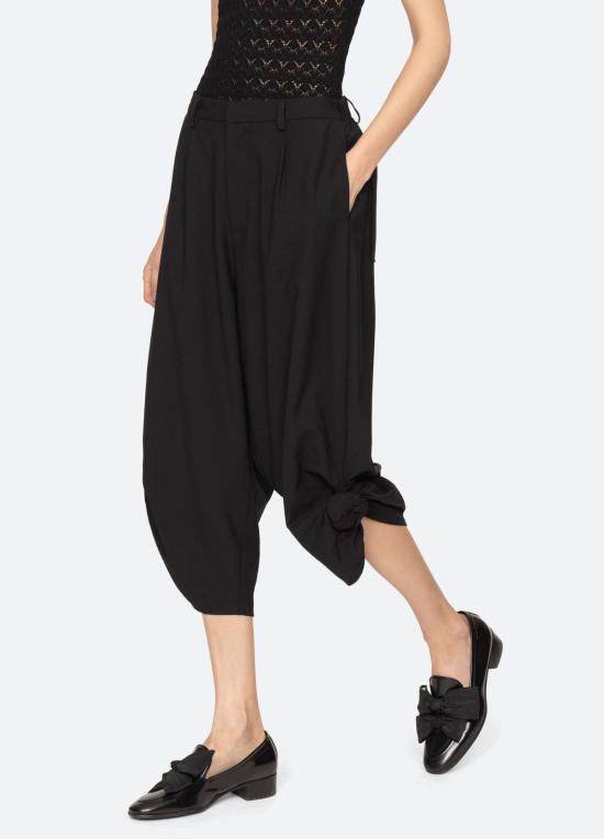  씨뉴욕 크롭 팬츠 시 나이 로리 팬츠 블랙 - SEA NY