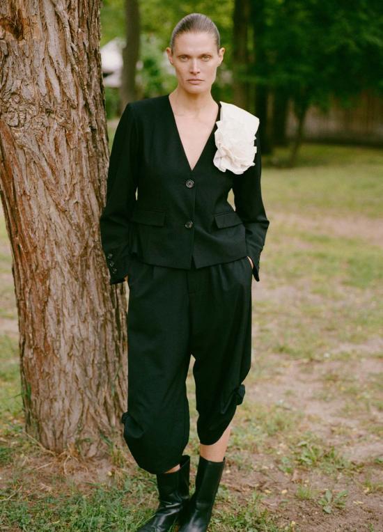  씨뉴욕 크롭 팬츠 시 나이 로리 팬츠 블랙 - SEA NY