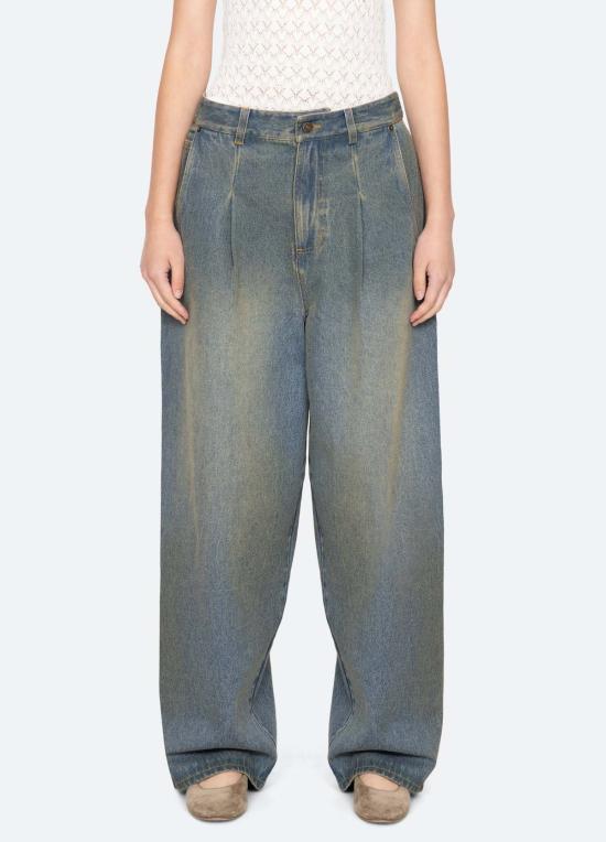  씨뉴욕 데님 팬츠 시 니 리사 청바지