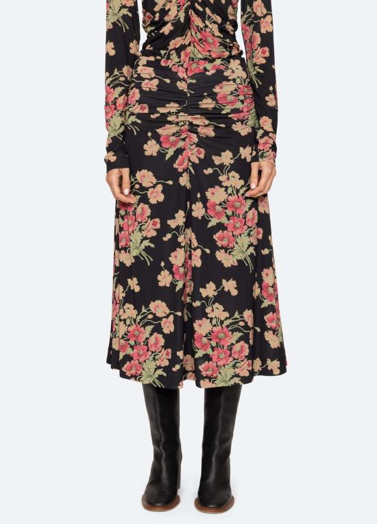  씨뉴욕 롱 스커트 시 나이 코넬리아  블랙