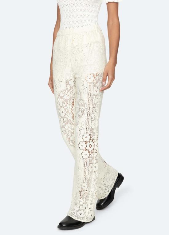  씨뉴욕 스트레이트 팬츠 시 나이 아리아나  크림 - SEA NY