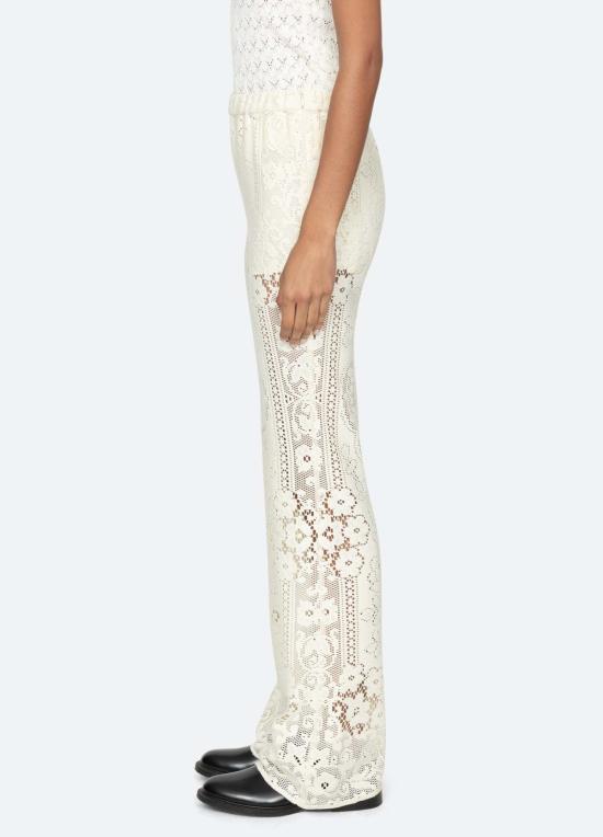  씨뉴욕 스트레이트 팬츠 시 나이 아리아나  크림 - SEA NY