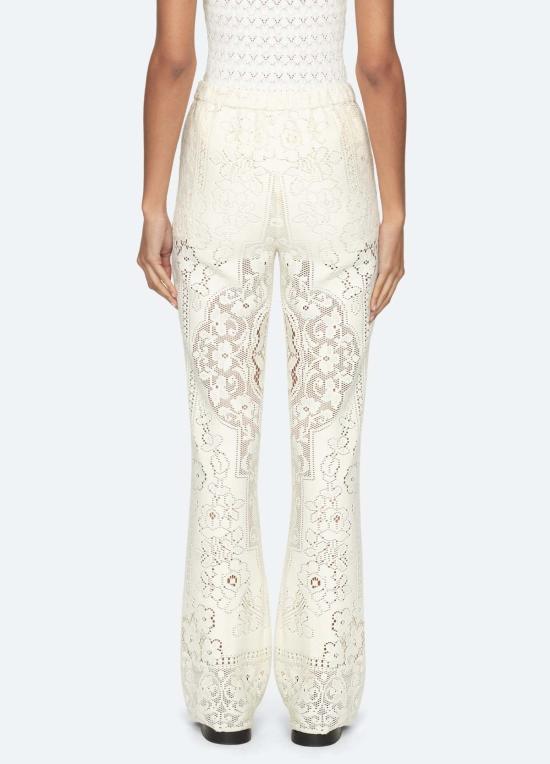  씨뉴욕 스트레이트 팬츠 시 나이 아리아나  크림 - SEA NY