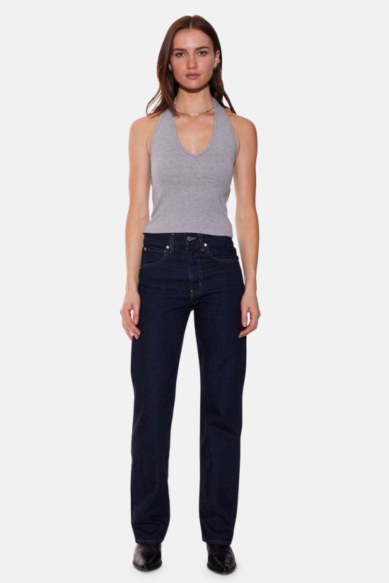  더 타일 클럽 민소매 티셔츠 타일 클럽 할리 리브 홀터 탑 - THE TILE CLUB