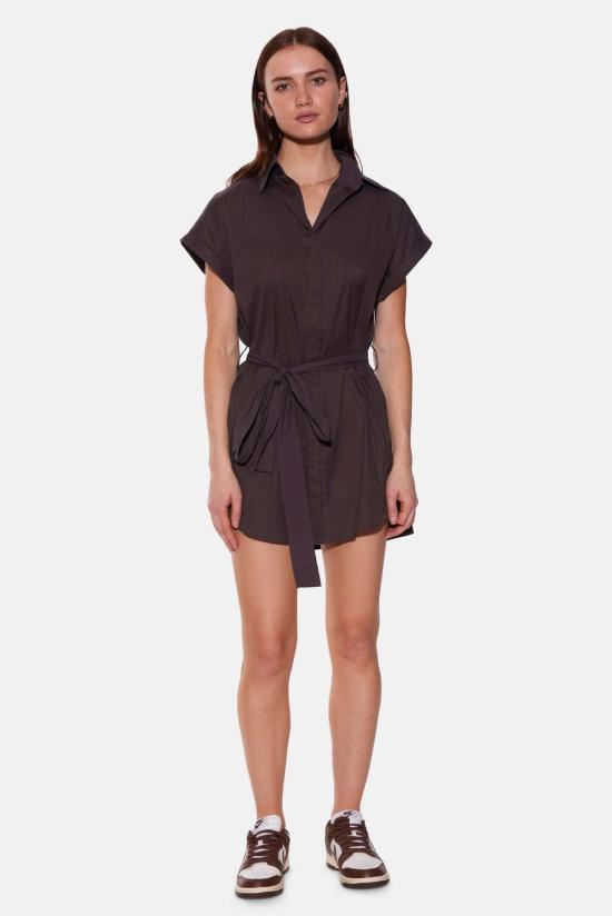  더 타일 클럽 숏 원피스 타일 클럽 메이드스톤 미니 셔츠 드레스 - THE TILE CLUB