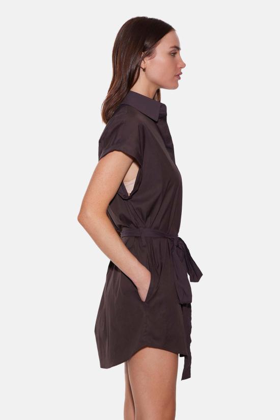  더 타일 클럽 숏 원피스 타일 클럽 메이드스톤 미니 셔츠 드레스 - THE TILE CLUB