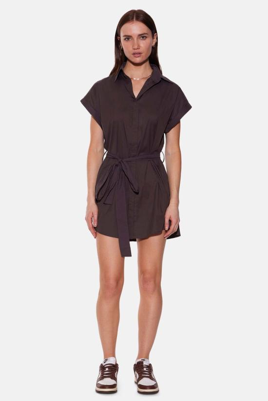  더 타일 클럽 숏 원피스 타일 클럽 메이드스톤 미니 셔츠 드레스 - THE TILE CLUB