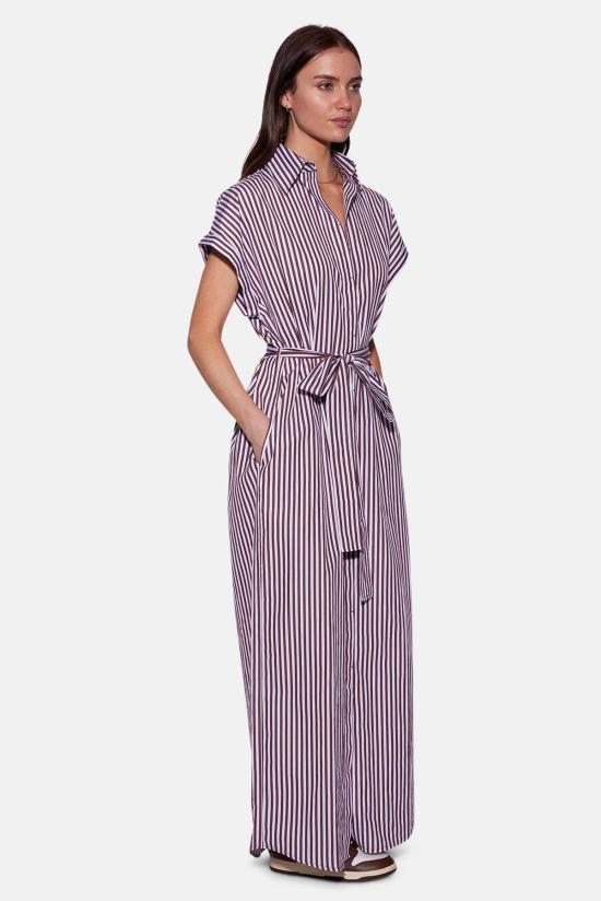  더 타일 클럽 롱 원피스 타일 클럽 메이드스톤 맥시 셔츠 드레스 - THE TILE CLUB