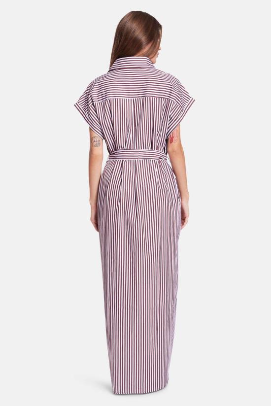  더 타일 클럽 롱 원피스 타일 클럽 메이드스톤 맥시 셔츠 드레스 - THE TILE CLUB