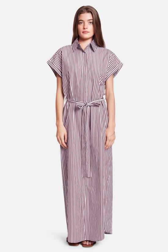  더 타일 클럽 롱 원피스 타일 클럽 메이드스톤 맥시 셔츠 드레스