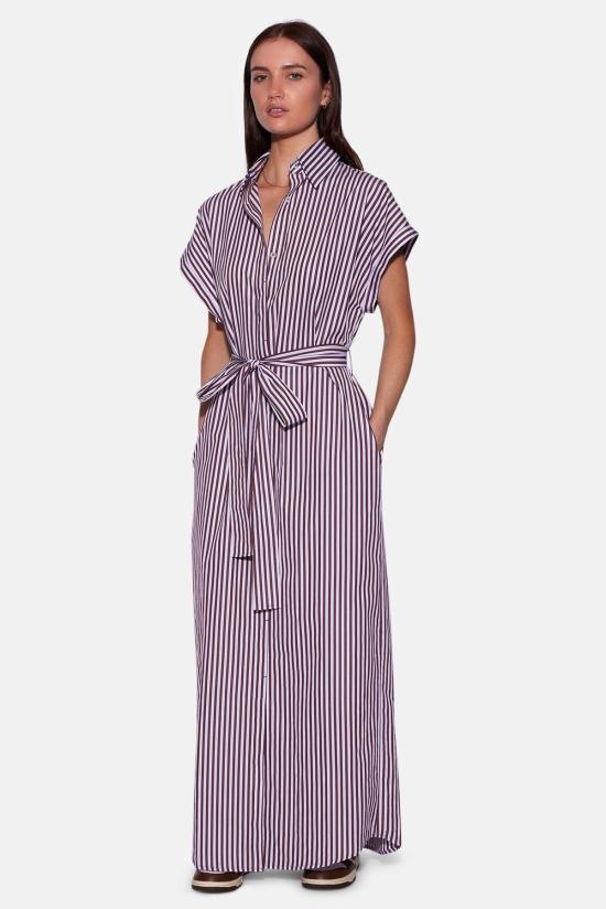  더 타일 클럽 롱 원피스 타일 클럽 메이드스톤 맥시 셔츠 드레스 - THE TILE CLUB