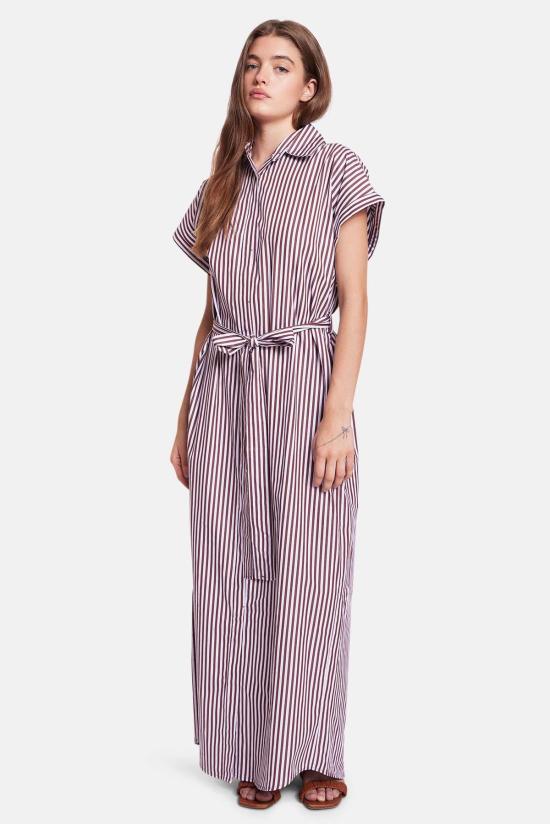  더 타일 클럽 롱 원피스 타일 클럽 메이드스톤 맥시 셔츠 드레스 - THE TILE CLUB