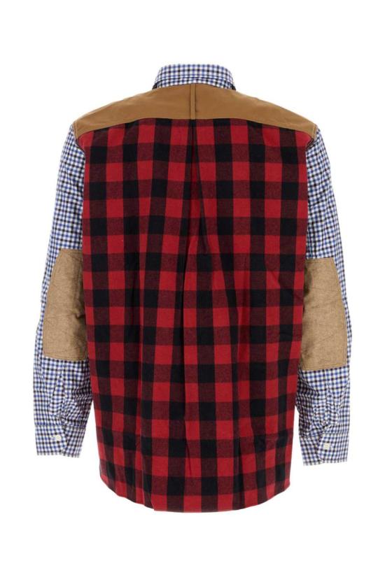 25FW 와타나베 준야 긴팔 셔츠 WPB013W25 WHBLNV X RD Multicolor - JUNYA WATANABE