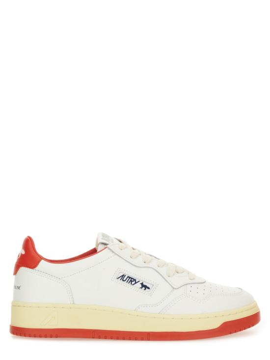 25FW 오트리 X 메종키츠네 스니커즈 AULM MK02 WHITE