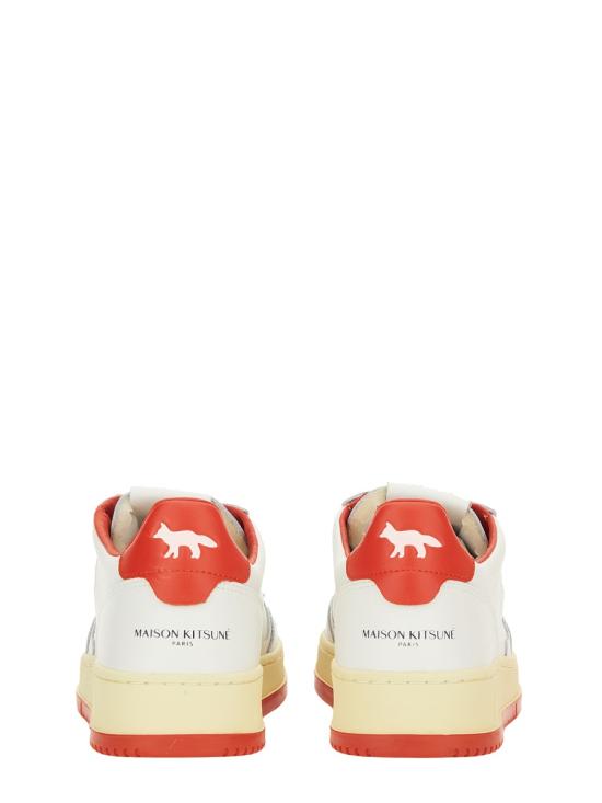 25FW 오트리 X 메종키츠네 스니커즈 AULM MK02 WHITE - AUTRY X MAISON KITSUNE