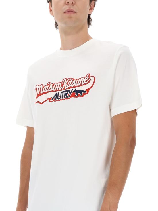 26SS 오트리 X 메종키츠네 반팔 티셔츠 TSPX MK2W WHITE - AUTRY X MAISON KITSUNE