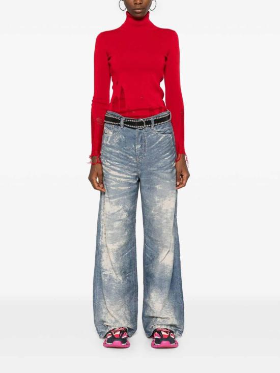  디젤 스트레이트 팬츠 A16977068RE01 Blue - DIESEL