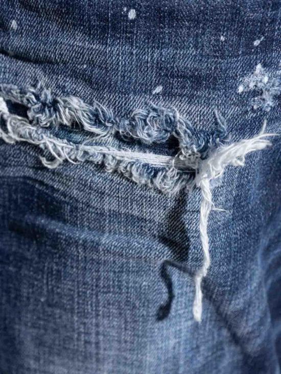 25SS 디스퀘어드2 스트레이트 팬츠 S74LB1557S30664470 Blue - DSQUARED2