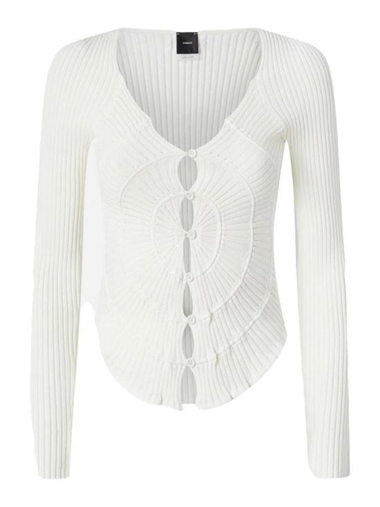 25SS 핑코 가디건 104627A2E6Z09 White