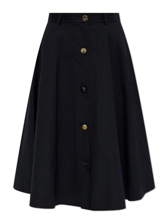  모스키노 미디 스커트 12605310555 Black