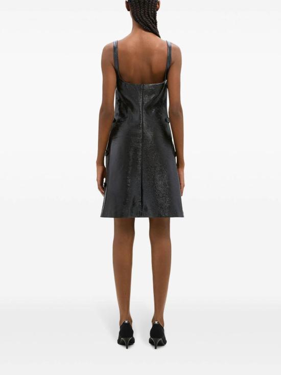 25FW 쿠레쥬 미디 스커트 324CRO451VY00159999 Black - COURREGES