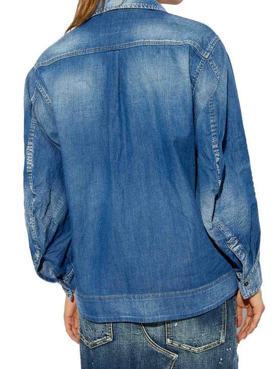 25FW 디스퀘어드2 셔츠 S75DL0883S30341470 Blue - DSQUARED2