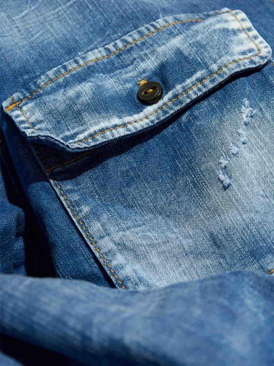 25FW 디스퀘어드2 셔츠 S75DL0883S30341470 Blue - DSQUARED2