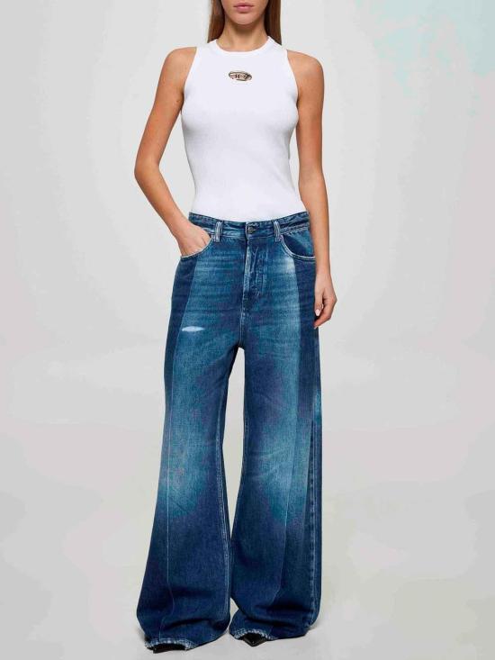 26SS 디젤 스트레이트 팬츠 A0692509L4801 Blue - DIESEL