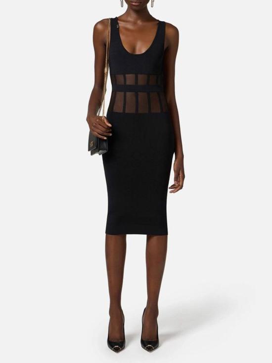 26SS 엘리자베타프랜치 미디 스커트 AM65S51E2110 Black - ELISABETTA FRANCHI