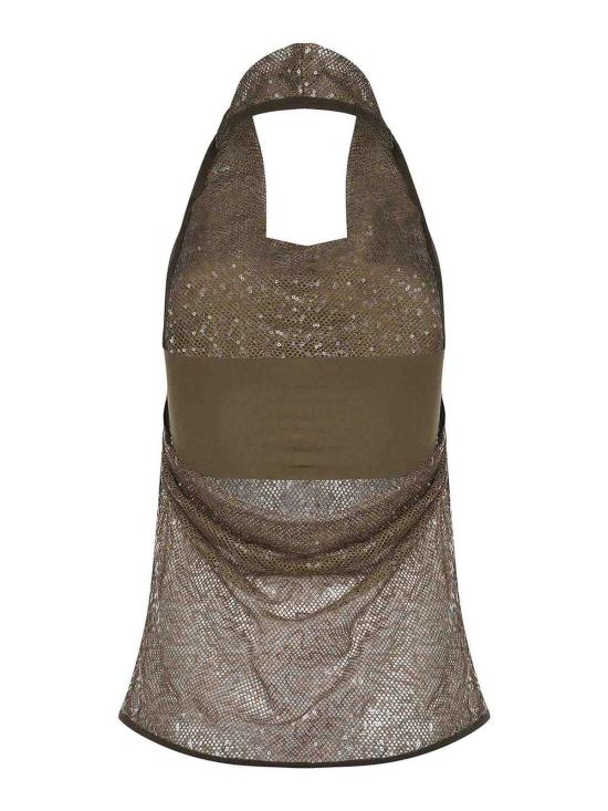  핑코 민소매 티셔츠 104722A2EXX26 Green - PINKO