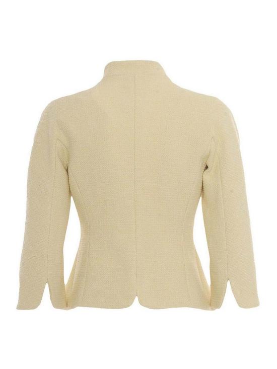 25SS 엘리자베타프랜치 수트 자켓 GI16152E2DC7 Yellow - ELISABETTA FRANCHI