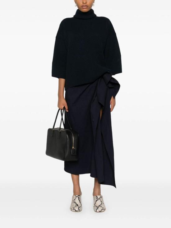  파비아나 필리피 긴팔 티셔츠 MAD224F525L0385131 Blue - FABIANA FILIPPI