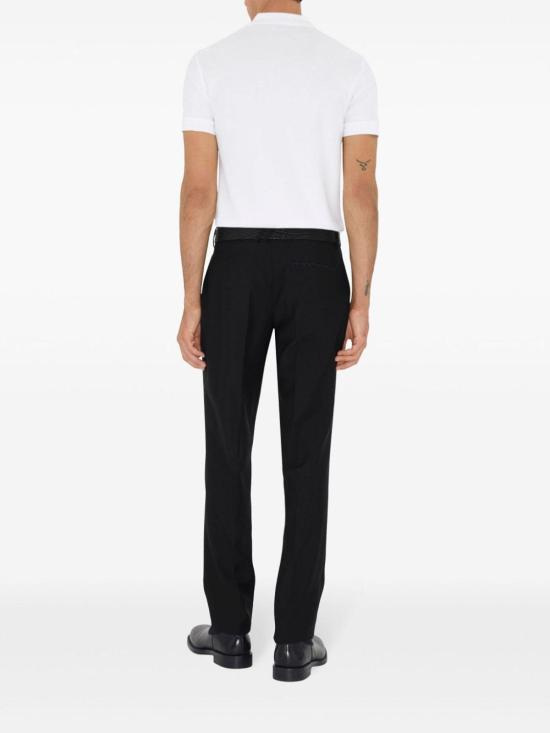  버버리 코튼 폴로 티셔츠 8099166 White - BURBERRY