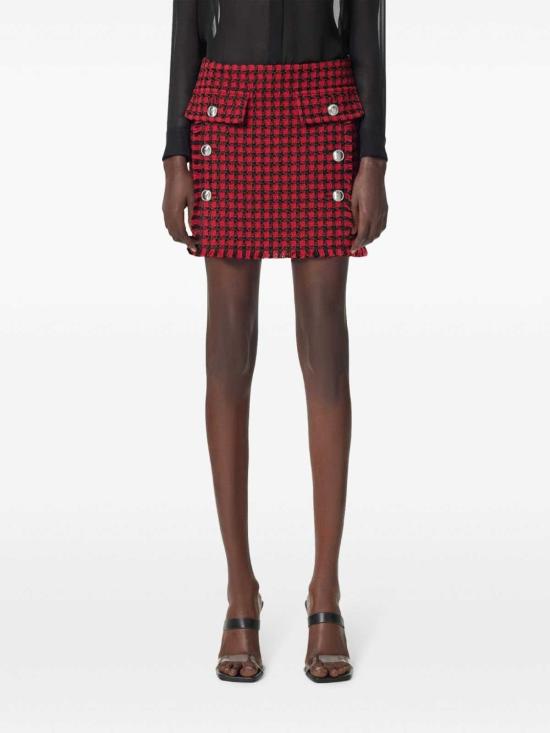 25FW 베르사체 숏 원피스 10173111A122702RB80 Red - VERSACE