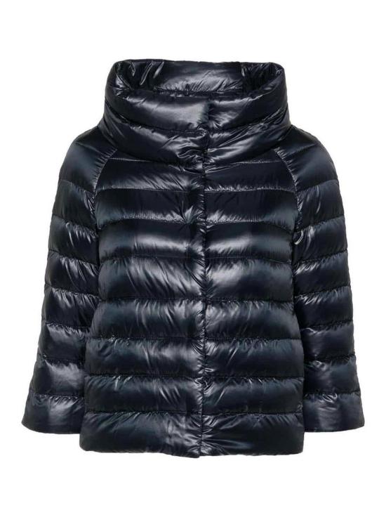  에르노 소피아 레귤러 핏 케이프 다운 자켓 PI0046DIC12017Z9200 Blue