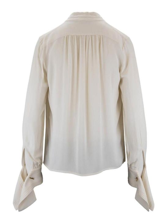 25SS 엘리자베타프랜치 블라우스 CA03037E2193 Cream - ELISABETTA FRANCHI