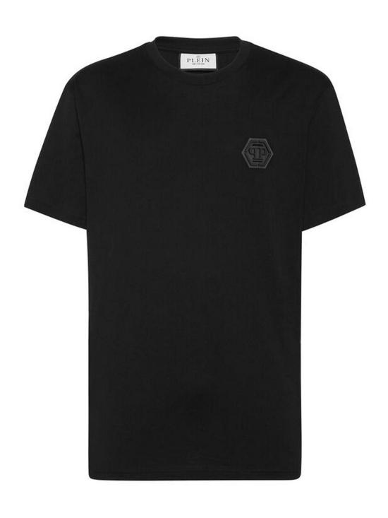 25SS 필립 플레인 반팔 티셔츠 PAECMTK8109PJY002N0202 Black