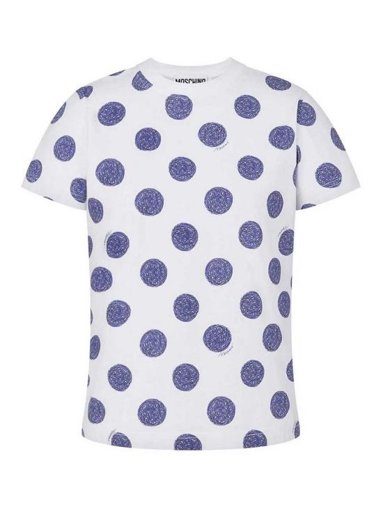  모스키노 반팔 티셔츠 71604411002 Multicolour