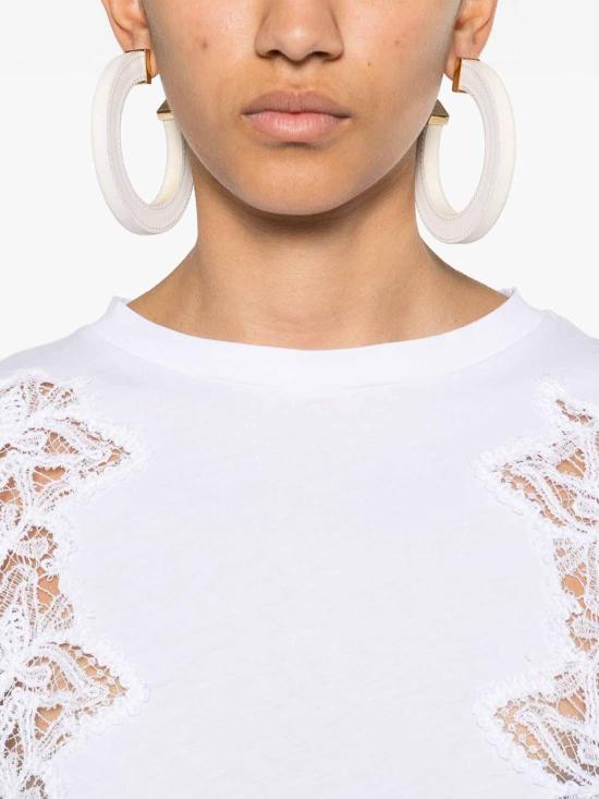 26SS 에르마노 피렌제 반팔 티셔츠 D46EL040EE5MF010 White - ERMANNO FIRENZE