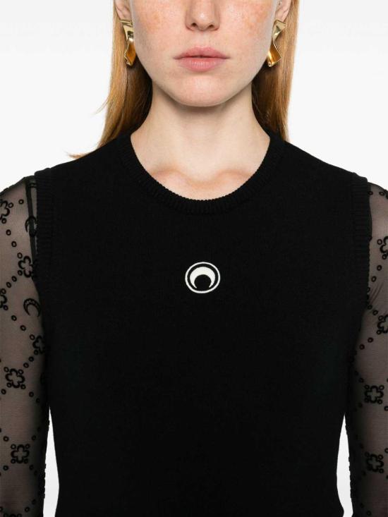  마린세르 민소매 티셔츠 WTK043ACKNI0511BK99 Black - MARINE SERRE