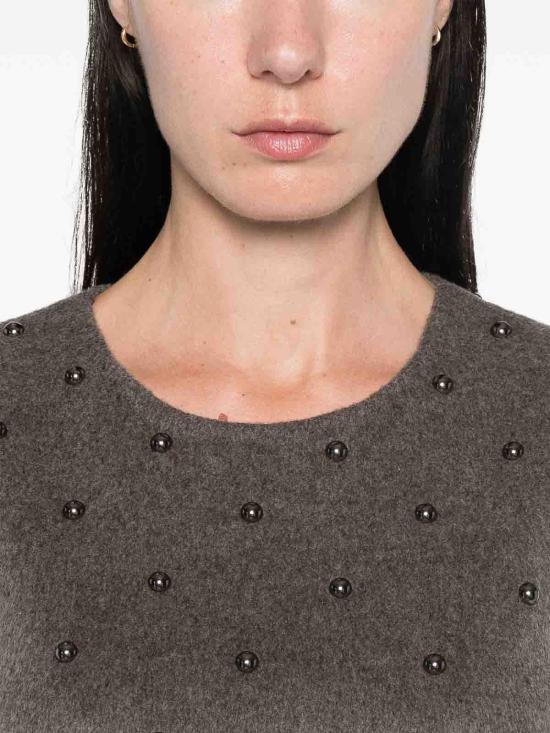 25FW 파로쉬 미디 스커트 D721961BLEAK24008 Brown - PAROSH