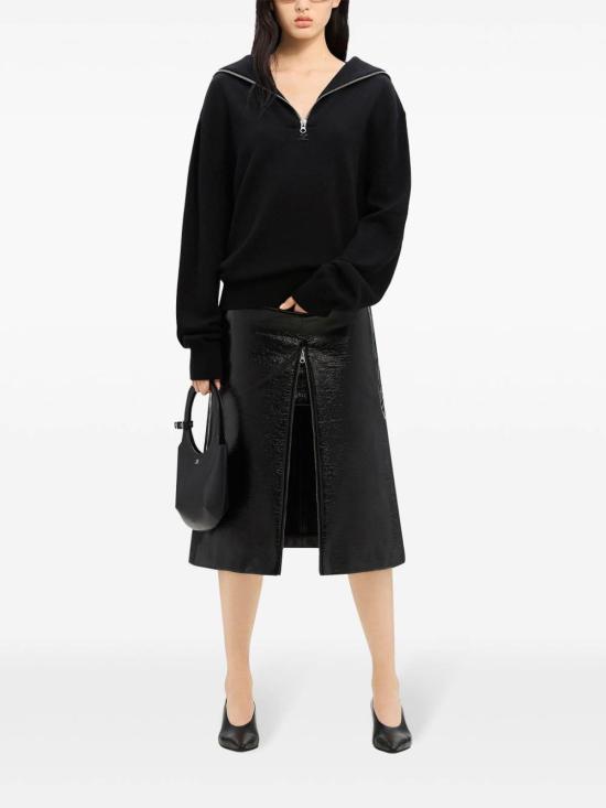  쿠레쥬 긴팔 티셔츠 324MPU171FI00369999 Black - COURREGES