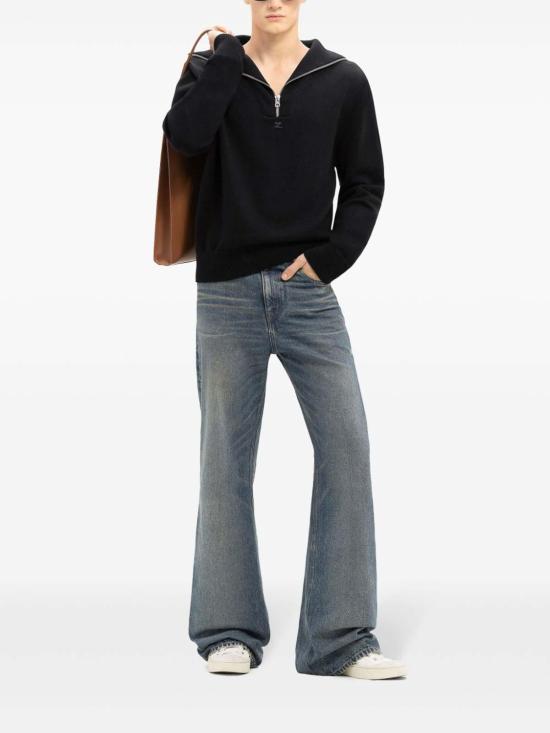  쿠레쥬 긴팔 티셔츠 324MPU171FI00369999 Black - COURREGES