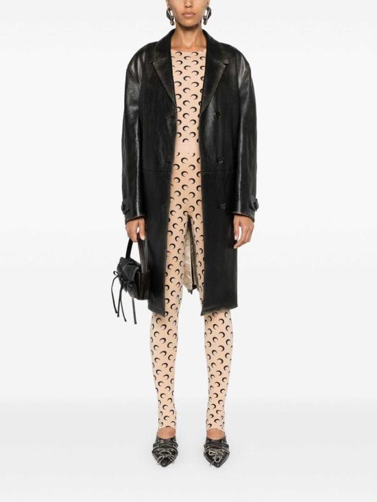  마린세르 크레센트 문 프린트 긴팔 티셔츠 WTS006ACJER0001TA10 Beige - MARINE SERRE