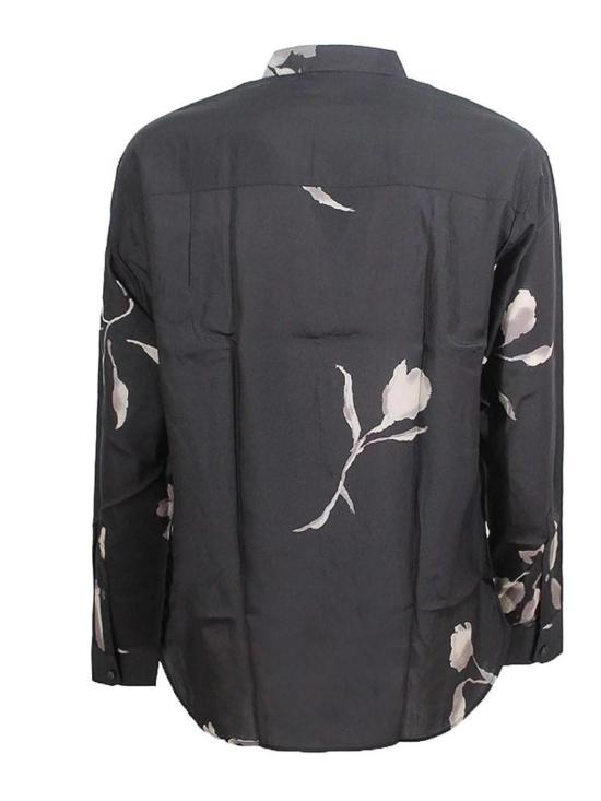 25SS 엠포리오 아르마니 긴팔 셔츠 EM001770AF14214FC165 Black - EMPORIO ARMANI