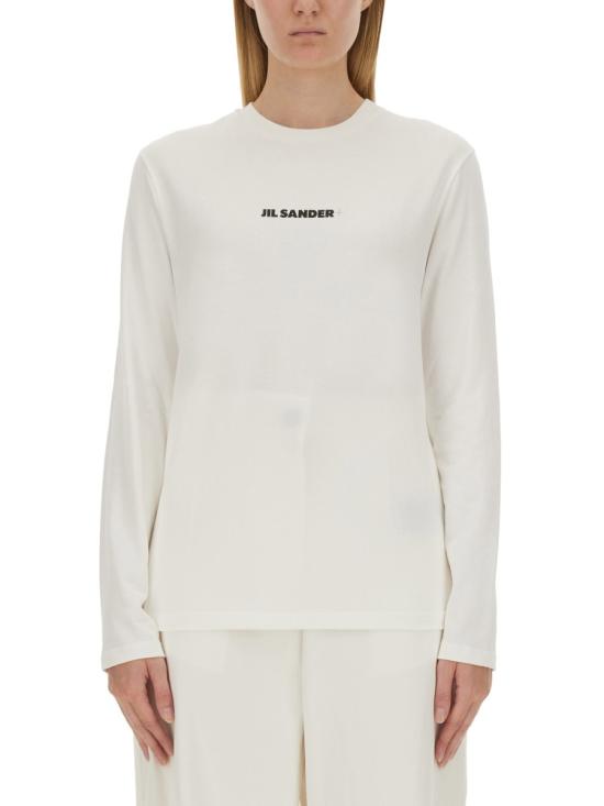 25FW 질샌더 탑 J40GC0117 J20103102 WHITE - JIL SANDER