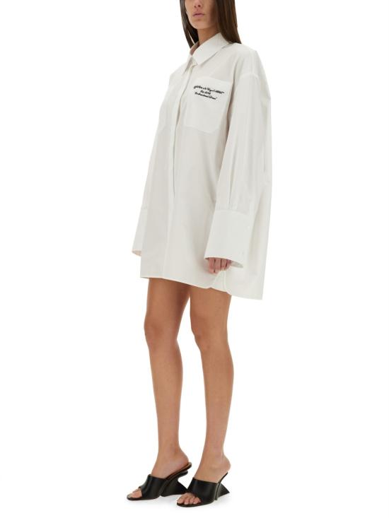 25SS 오프화이트 원피스 OWDG009 S25FAB0010110 WHITE - OFF WHITE