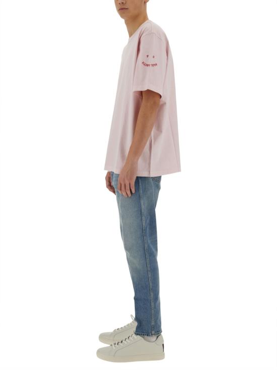 25SS PS 바이 폴스미스 반팔 티셔츠 M2R 204ZE P21154 20 PINK - PS BY PAUL SMITH