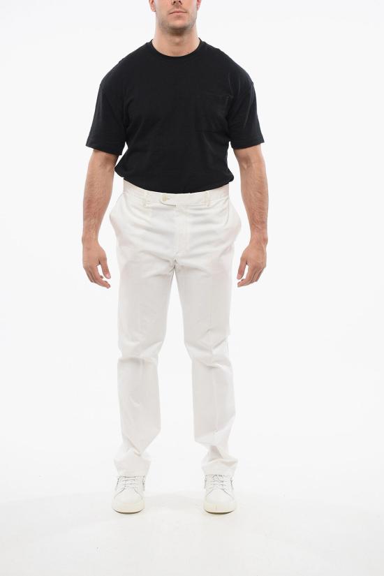  꼬르넬리아니 치노 팬츠 724D01 2113500 028 White - CORNELIANI